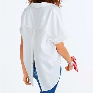 Madewell Courier Button-Back Shirt